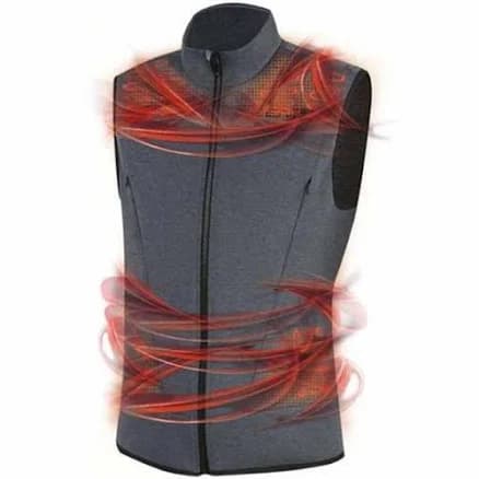 Lenz Heat Vest 2.0 for Men with rcB 1400 Batteries