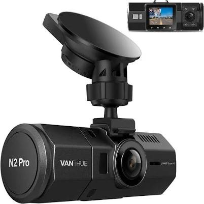 Vantrue N2 Pro Uber Dual 1080P Dash Cam, 2.5K 1440P Front Dash Cam, Front and Inside Dash Camera w/Infrared Night Vision