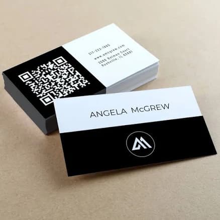 Custom Business Cards with QR Code Printing