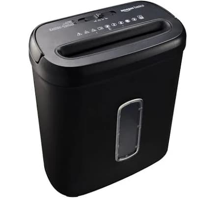 Amazon Basics 8-Sheet Cross Cut Shredder