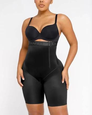 SHAPELLX Shapewear Tummy Control High Waisted Body Shaper Shorts Shapewear for Women Slip Shorts Butt Lifting Shapewear Higher Power Shorts