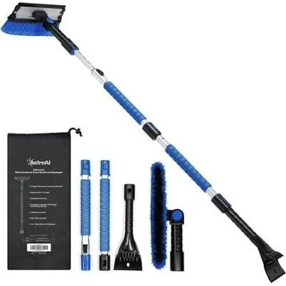 AstroAI Ice Scraper with Extendable Snow Brush