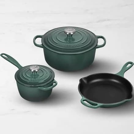 Le Creuset 5-Piece Signature Enameled Cast Iron Cookware Set