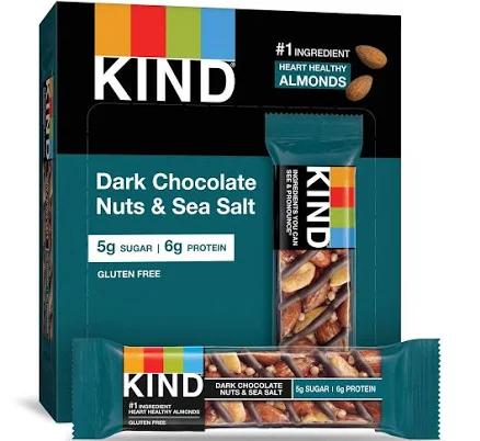 Kind Bars, Dark Chocolate Nuts Sea Salt