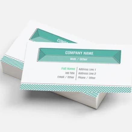 Custom Matte Business Cards | 50 qty | VistaPrint | Design: White, Business Services, Industry, Journalism & Media, Marketing & Communications