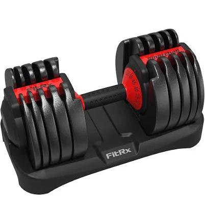 FitRx SmartBell Quick-Select Adjustable Dumbbell for Home Gym