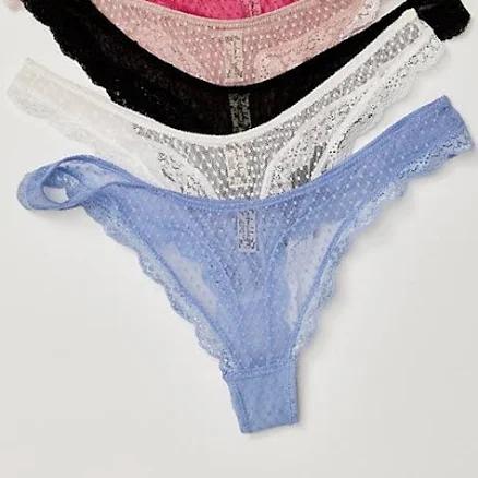 Free People Midweek Thong Panties 5-Pack Bundle