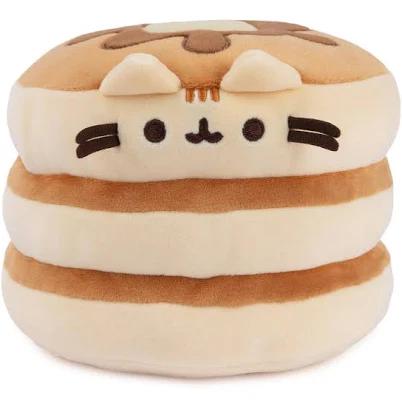 Gund Pusheen The Cat Pancake Squisheen Plush, Squishy Toy Stuffed Animal for Ages 8 and Up