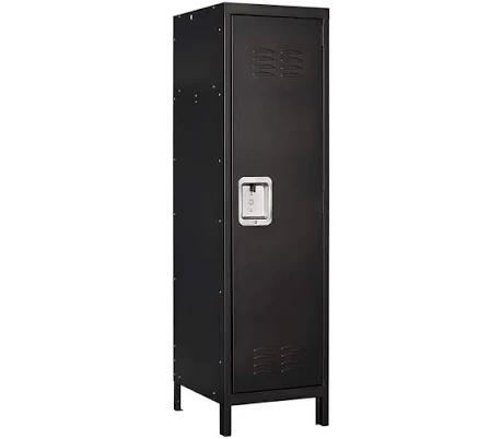 LISSIMO 55 in. H 1-Shelf Metal Storage Locker