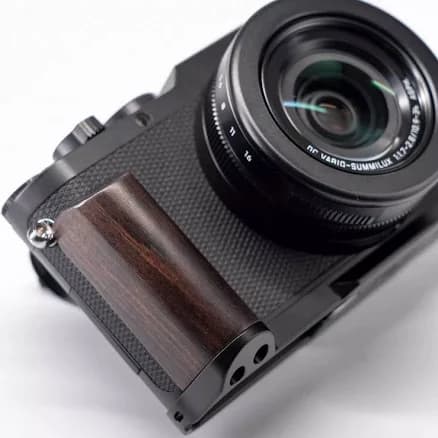 For Leica D-lux8 Camera Wooden Camera L Hand Grip With Aluminum Alloy
