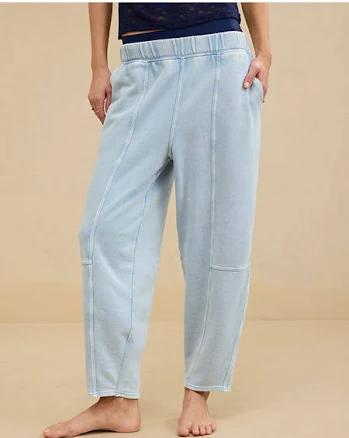 Aerie Seams Right Barrel Leg Sweatpants