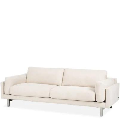 American Leather Cooks Sofa in Beacon Cream