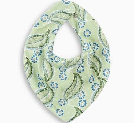F. Steiner & Co. Archive Eucalyptus Floral Bandana Bib