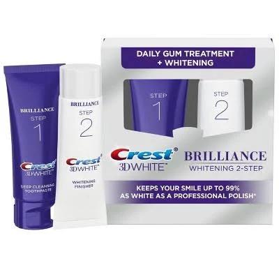 Crest 3D White Brilliance Toothpaste and Whitening Gel System