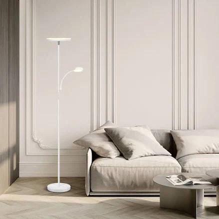 Latitude Run Jernell 70" LED Dimmable Torchiere & Reading Floor Lamp