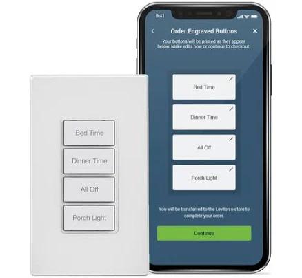 Leviton Decora Smart Wi-Fi Scene Controller Switch