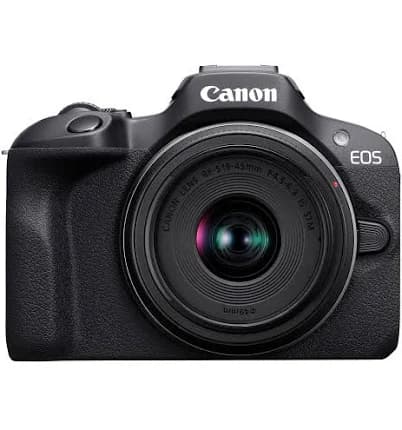 Canon EOS R100 Mirrorless Camera with 18-45mm Lens