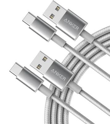 Anker Premium Double-Braided Nylon USB-C to USB-A Cable