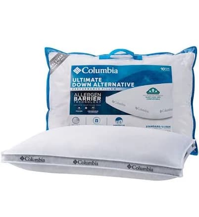 Columbia Down Alternative Allergen Barrier Pillow