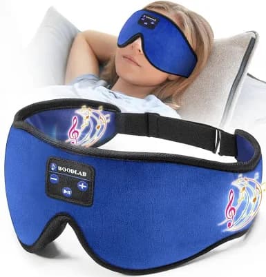 Sleep Headphones Boodlab Sleep Mask With Bluetooth Headphones