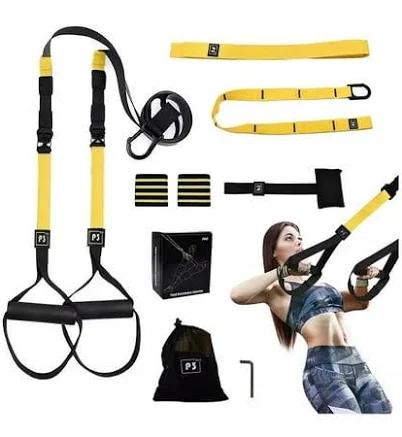 Home Resistance Training Kit, Resistance Trainer Fitness Straps for Full-Body Workout, Bodyweight Resistance Bands with Handles, Door Anchor, Heavy