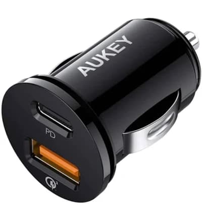 Aukey CC-Y11 21W Duo-Port Portable Car Charger