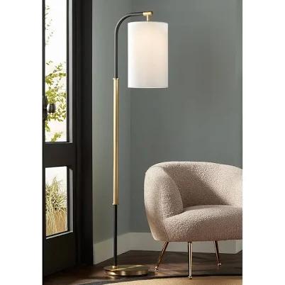 Possini Euro Design Sausalito Mid Century Modern Downbridge Floor Lamp