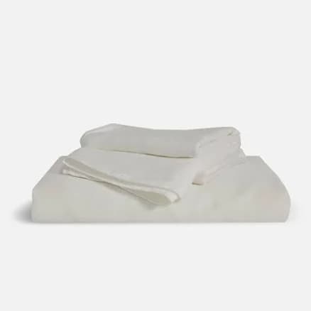 Brooklinen Soft & Airy Linen Fitted Sheet and Pillowcases Set