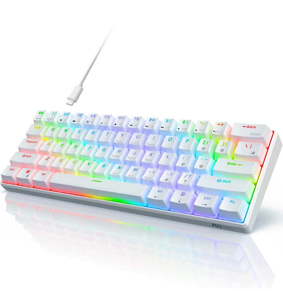 RK Royal Kludge RK61 60% Wired Mechanical Keyboard