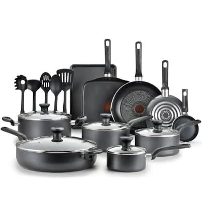 T-fal Easy Care Nonstick Cookware Set 20 Piece