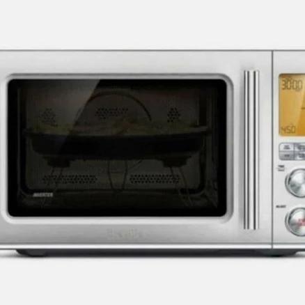 Breville Combi Wave 3-In-1 Microwave BMO870BSS, Brushed Stainless Steel Nw/o Box - New Home