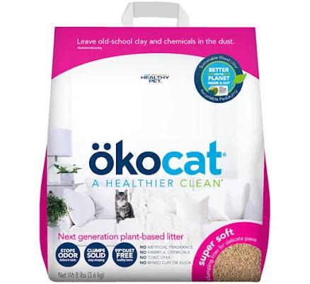 Okocat Super Soft Clumping Wood Cat Litter