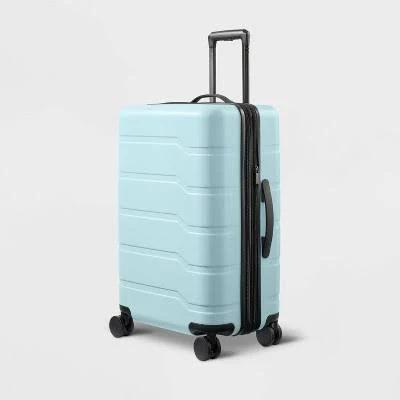 Open Story Hardside Large Checked Suitcase