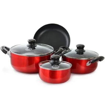 Better Chef 7-Piece Aluminum Nonstick Cookware Set