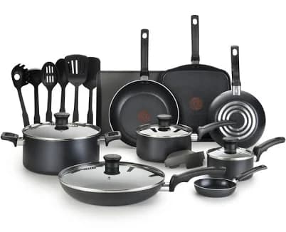 T-Fal Essentials 20 Pc. Nonstick Cookware Set