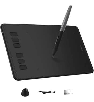 HUION Inspiroy H640P Graphics Battery-Free Stylus 8192 Pressure Sensitivity