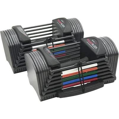 Sport 24 Adjustable Dumbbells, Sold in Pairs, 3-24 lb. Dumbbells, Durable Steel Build, Innovative At