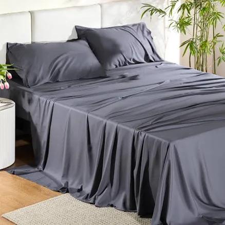 Bedsure Sheet Set Cooling Sheets Rayon Derived from Bamboo