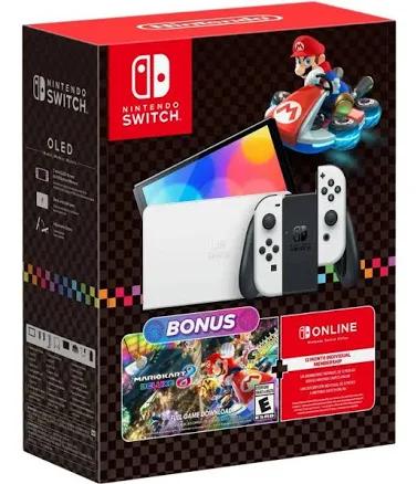 Nintendo Switch OLED Model Mario Kart 8 Deluxe Bundle