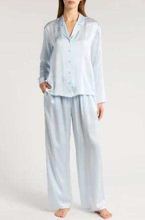 Nordstrom Washable Matte Silk Pajamas