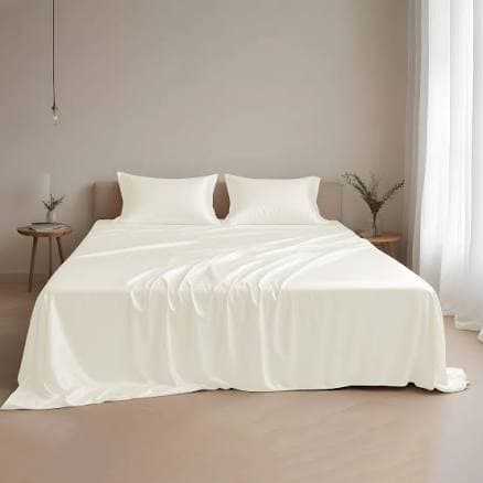 Linenwalas Eucalyptus Tencel Lyocell Sheets Set Size Cooling Breathable Silk