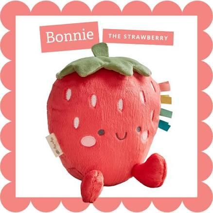 Itzy Ritzy Sweetie Snuggles Strawberry Plush