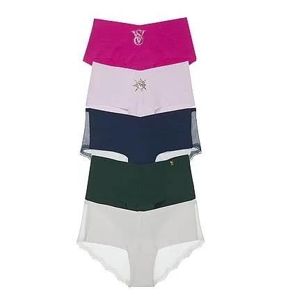 Victoria's Secret Women's 5-Pack No-Show Cheeky Panties