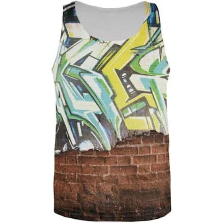 Old Glory Graffiti Tank Top