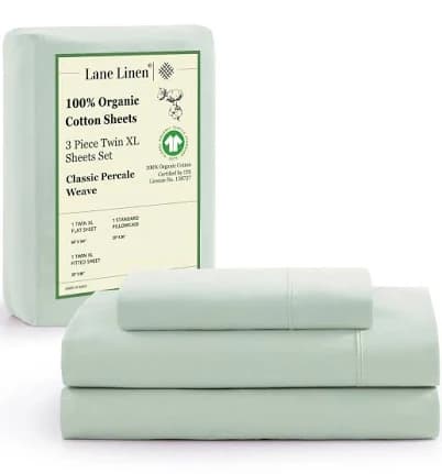 LANE LINEN 100% Organic Cotton Set Sheets