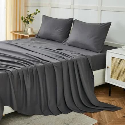 Sweet Home Collection Jersey Knit Microfiber Sheet Set