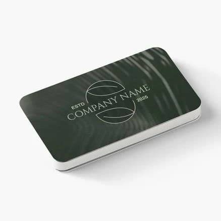 Custom Rounded Corner Business Cards | 50 qty | VistaPrint | Design: Gray, Florals & Greenery, Nature & Landscapes, Spas, Massage & Reflexology