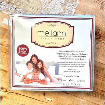 Mellanni Bedding | Nwt Mellanni Full Size Bed Sheets 4 Piece Iconic Collection. | Color: White | Size: Full | Pm-10295650's Closet