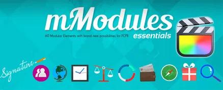 FCP - mModules Essentials for Final Cut Pro Compatible MacOS