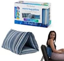 Brookstone Hug'zzz Versatile Pillow with Warming Feature